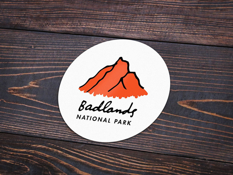 Badlands National Park Sticker - Albion Mercantile Co.