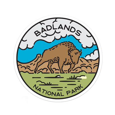 Badlands National Park Sticker - Albion Mercantile Co.