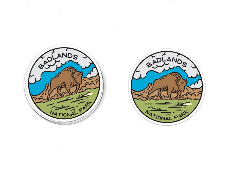 Badlands National Park Sticker - Albion Mercantile Co.