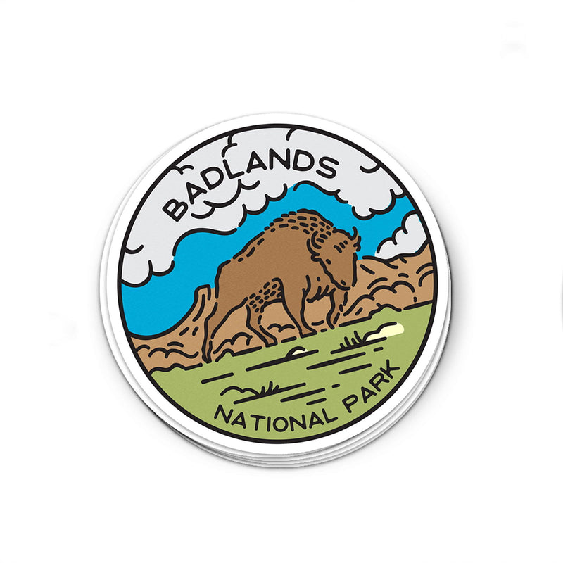 Badlands National Park Sticker - Albion Mercantile Co.