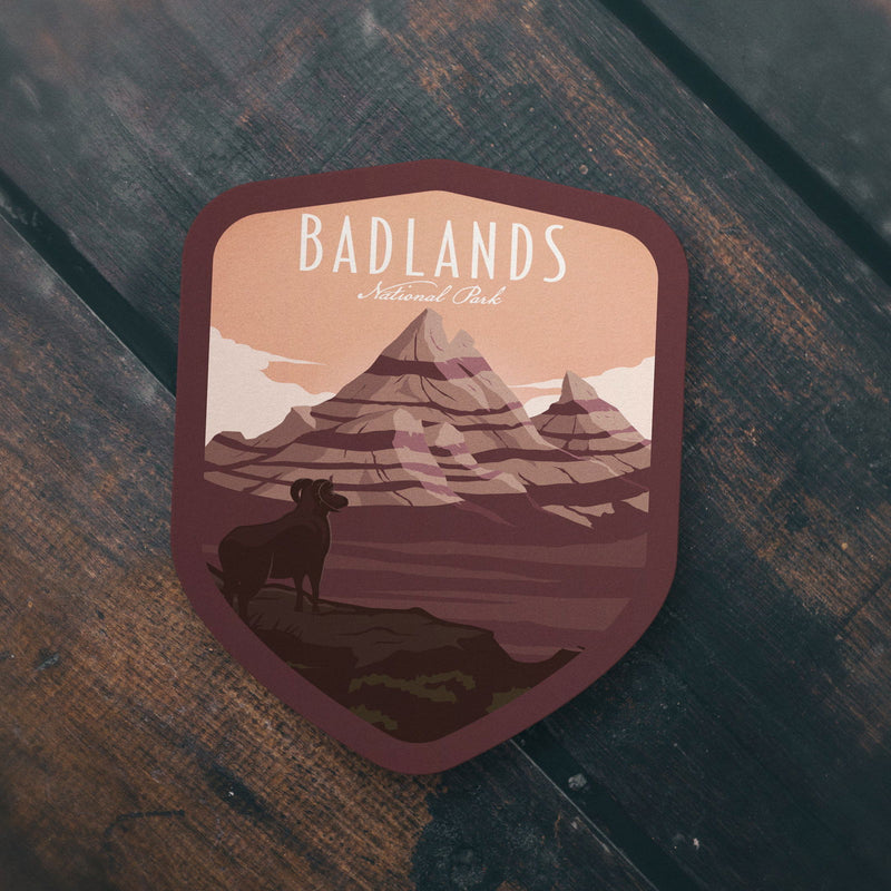 Badlands National Park Sticker - Albion Mercantile Co.