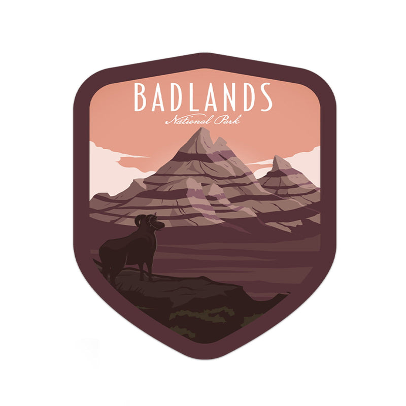 Badlands National Park Sticker - Albion Mercantile Co.