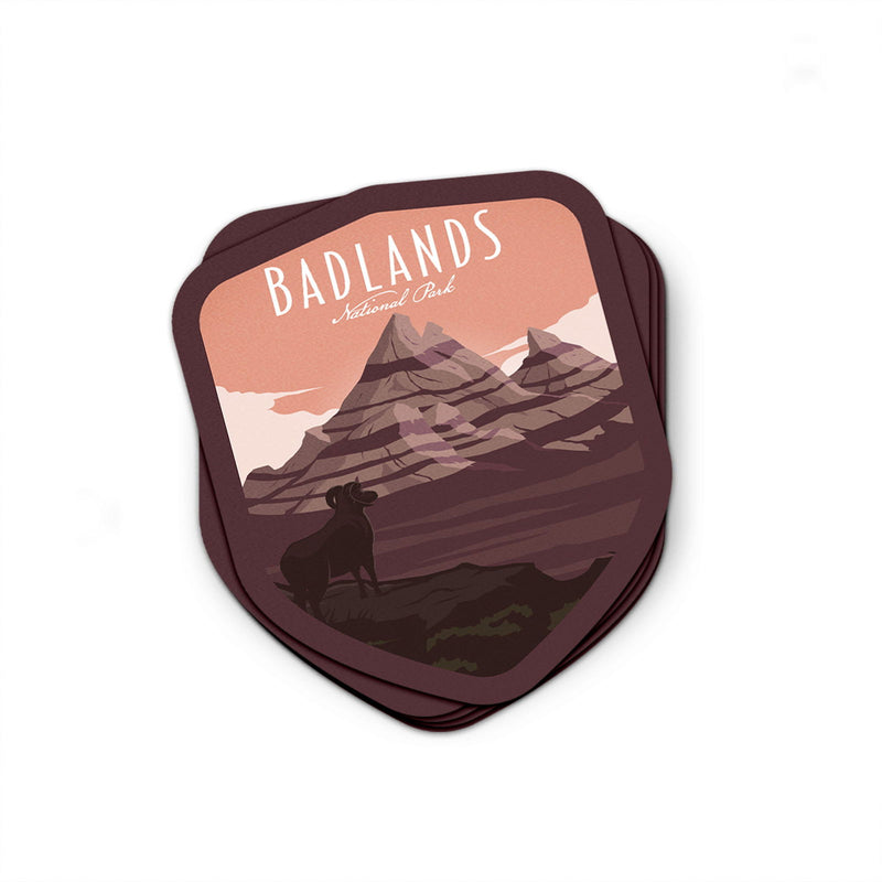 Badlands National Park Sticker - Albion Mercantile Co.