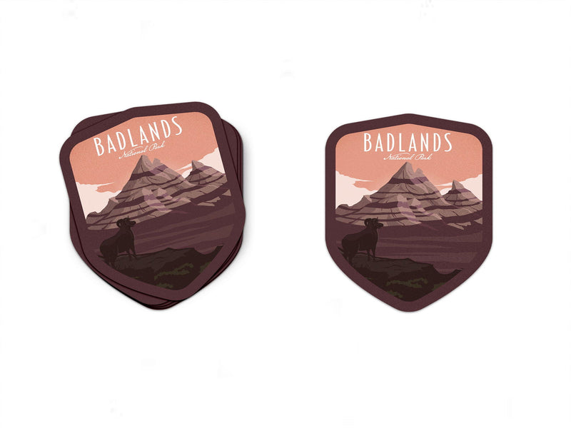 Badlands National Park Sticker - Albion Mercantile Co.