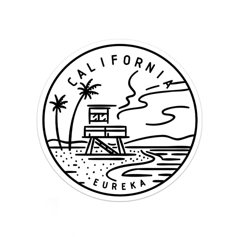 California Sticker - Albion Mercantile Co.