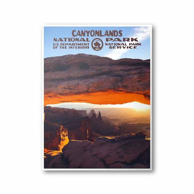 Canyonlands National Park Poster (Mesa Arch) - Albion Mercantile Co.