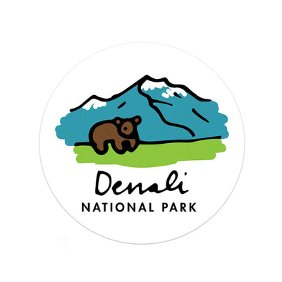 Denali National Park Sticker - Albion Mercantile Co.