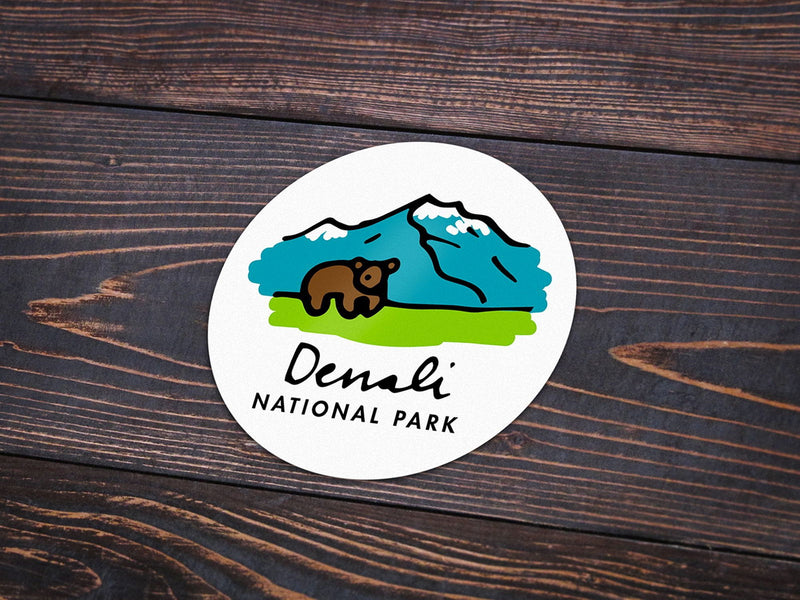 Denali National Park Sticker - Albion Mercantile Co.