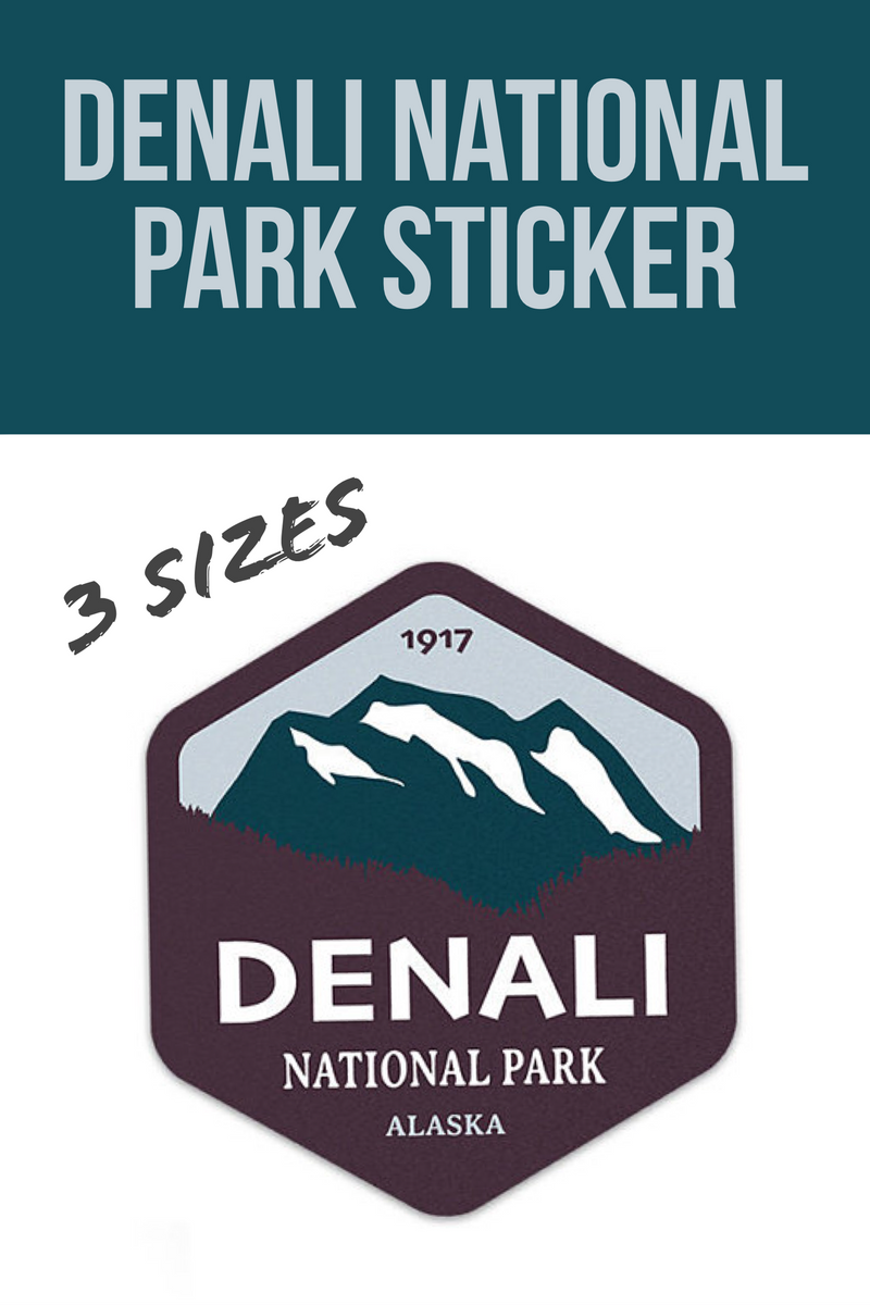 Denali National Park Sticker - Albion Mercantile Co.