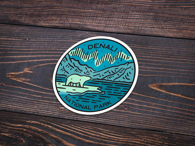 Denali National Park Sticker - Albion Mercantile Co.