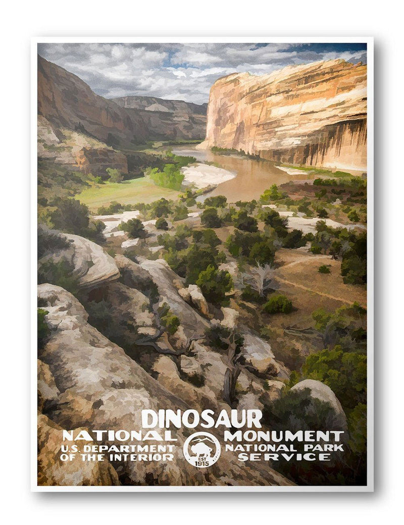 Dinosaur National Monument Poster - Albion Mercantile Co.