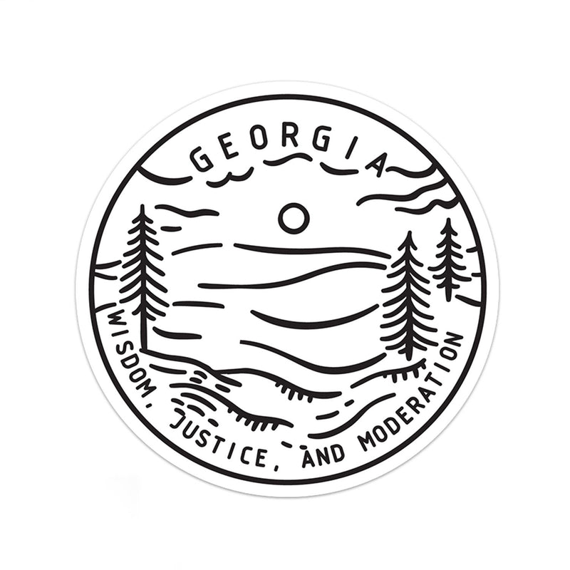 Georgia Sticker - Albion Mercantile Co.