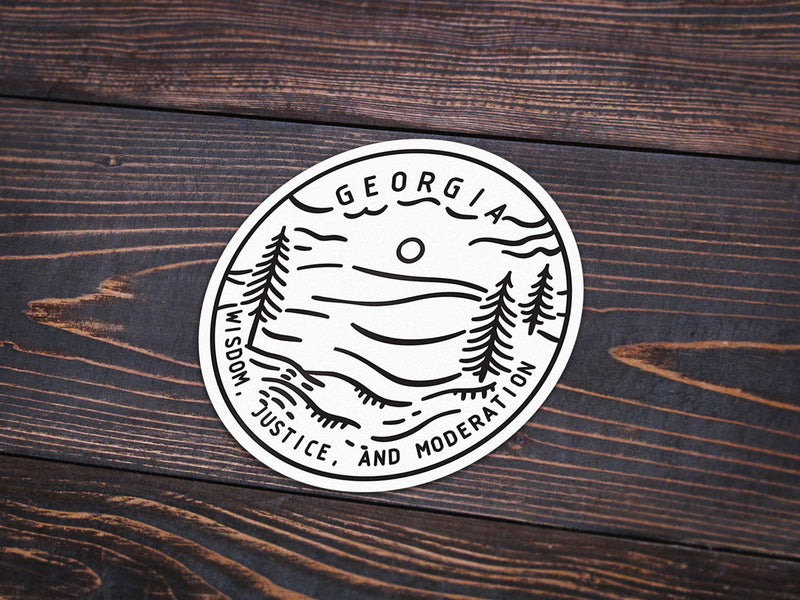 Georgia Sticker - Albion Mercantile Co.