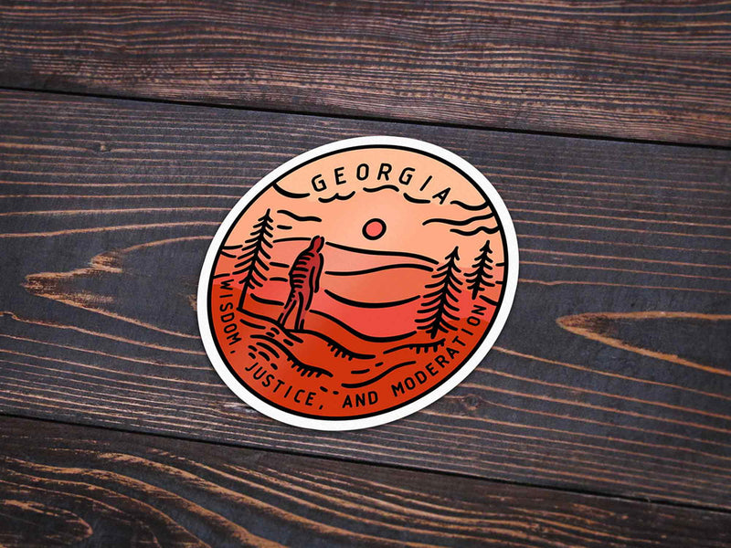 Georgia Sticker - Albion Mercantile Co.