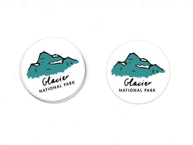 Glacier National Park Sticker - Albion Mercantile Co.