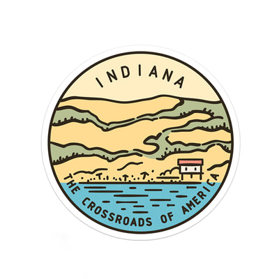 Indiana Sticker - Albion Mercantile Co.