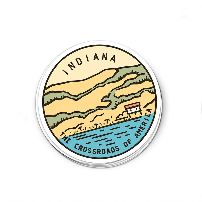 Indiana Sticker - Albion Mercantile Co.