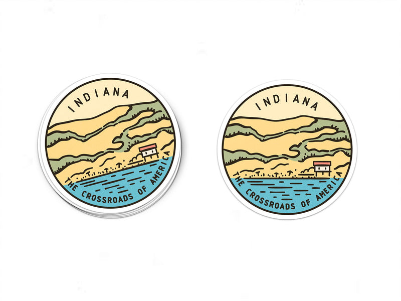 Indiana Sticker - Albion Mercantile Co.