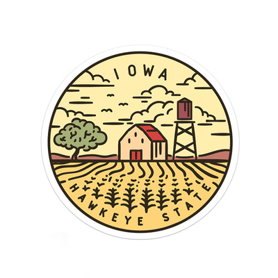 Iowa Sticker - Albion Mercantile Co.