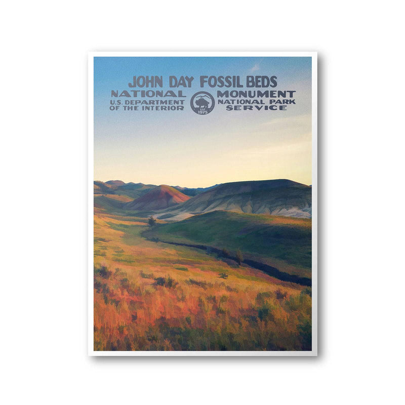 John Day Fossil Beds National Monument Poster