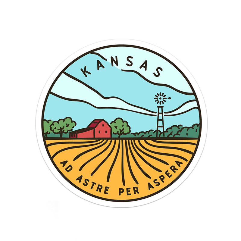 Kansas Sticker - Albion Mercantile Co.