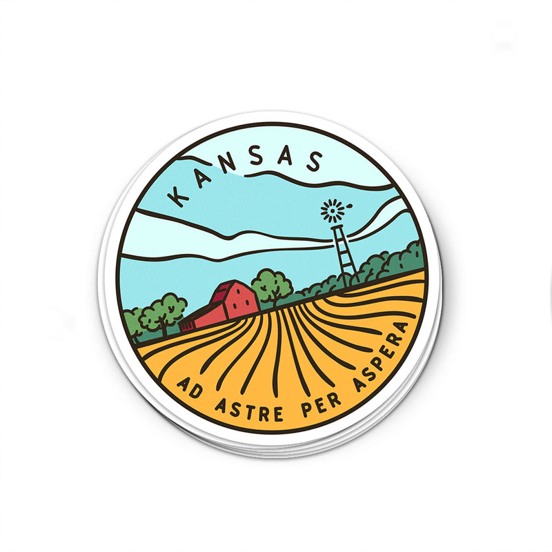 Kansas Sticker - Albion Mercantile Co.