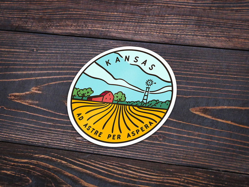 Kansas Sticker - Albion Mercantile Co.