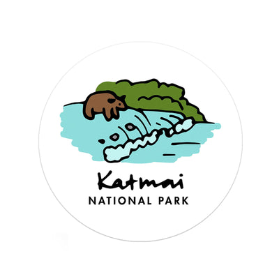 Katmai National Park Sticker - Albion Mercantile Co.