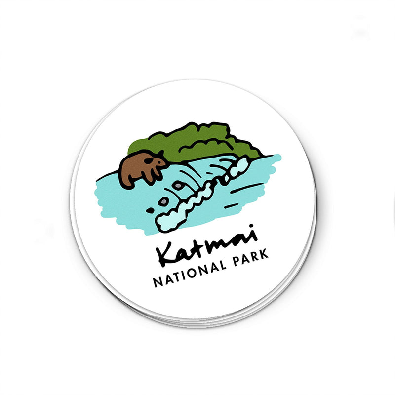 Katmai National Park Sticker - Albion Mercantile Co.