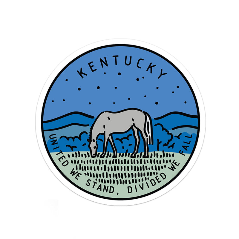 Kentucky Sticker - Albion Mercantile Co.