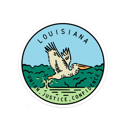 Louisiana Sticker - Albion Mercantile Co.