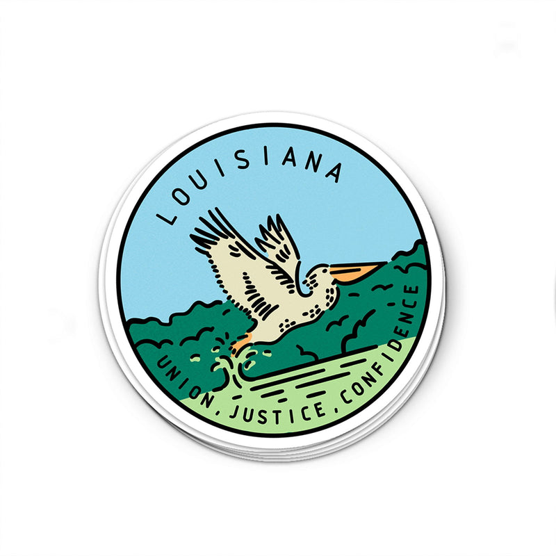 Louisiana Sticker - Albion Mercantile Co.