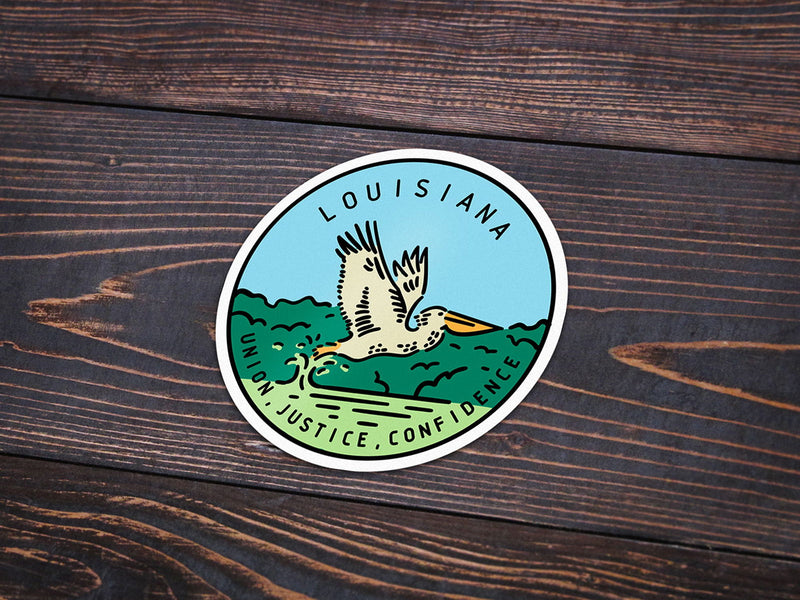 Louisiana Sticker - Albion Mercantile Co.