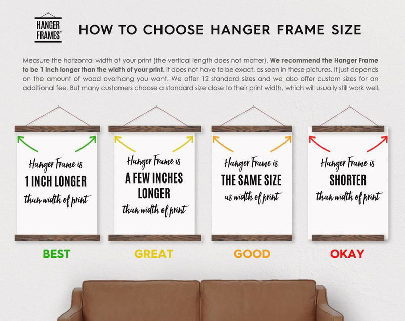 Magnetic Poster Hanger Frame - Albion Mercantile Co.