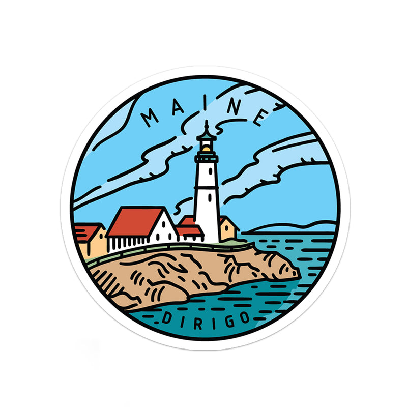 Maine Sticker
