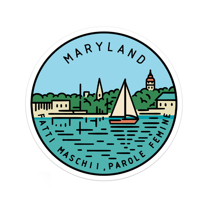 Maryland Sticker - Albion Mercantile Co.