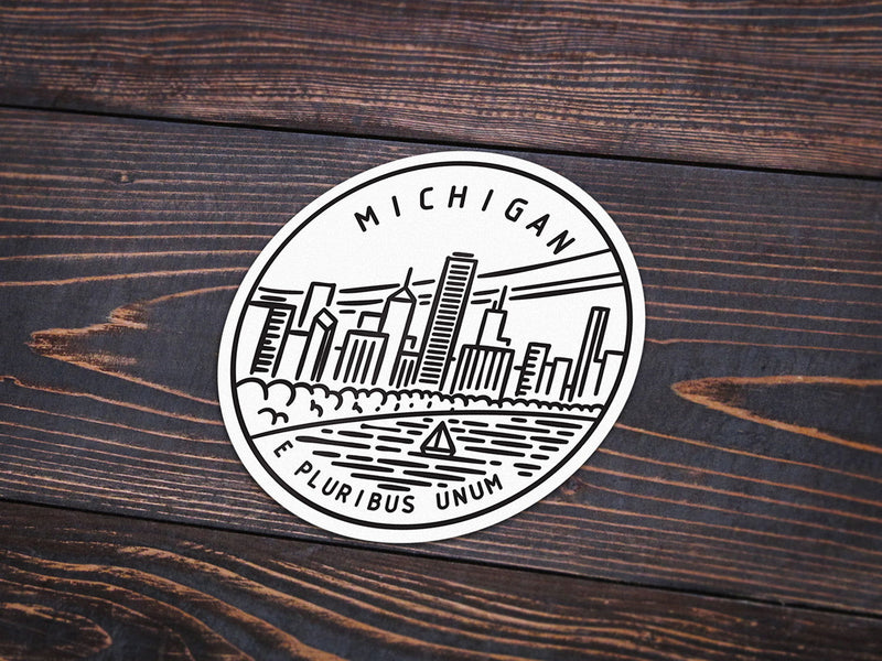 Michigan Sticker - Albion Mercantile Co.