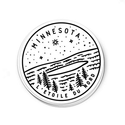 Minnesota Sticker - Albion Mercantile Co.