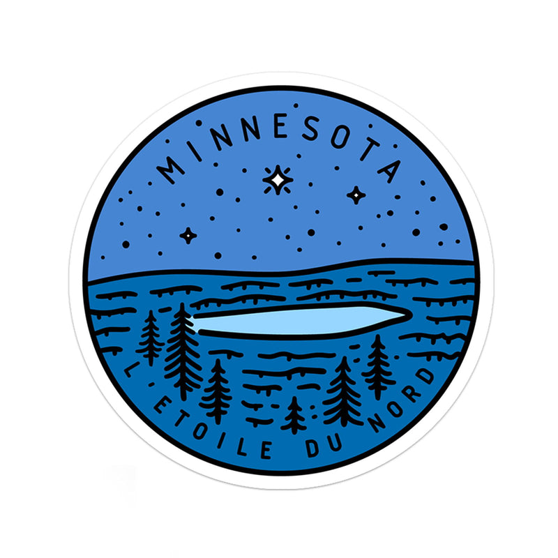 Minnesota Sticker - Albion Mercantile Co.