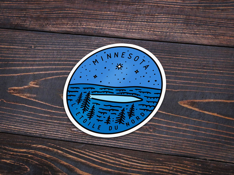 Minnesota Sticker - Albion Mercantile Co.