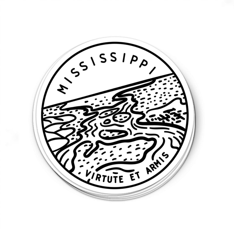 Mississippi Sticker - Albion Mercantile Co.