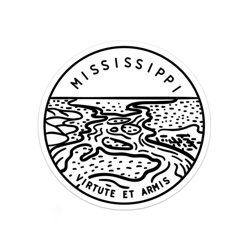 Mississippi Sticker - Albion Mercantile Co.