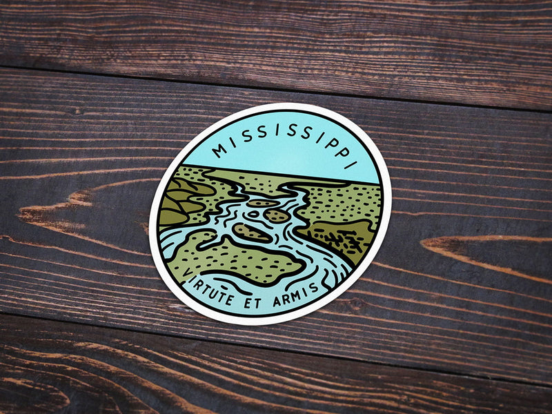 Mississippi Sticker - Albion Mercantile Co.