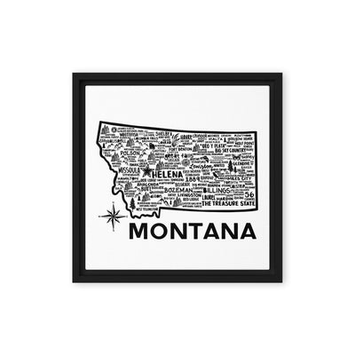 Montana Framed Canvas Print - Albion Mercantile Co.