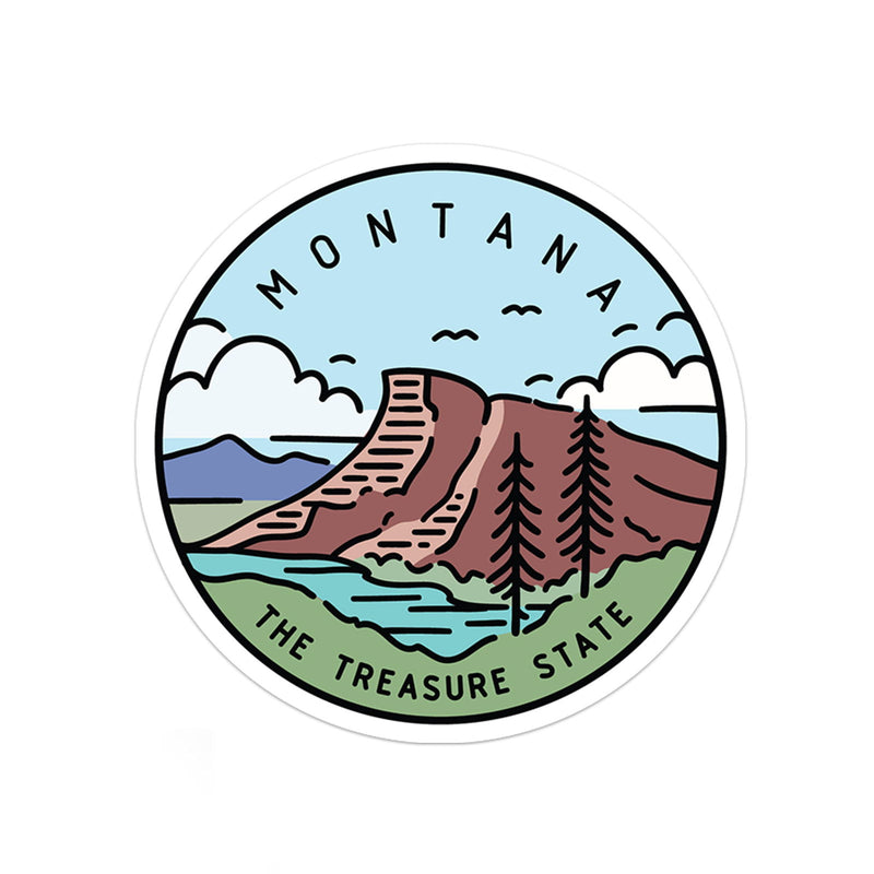 Montana Sticker - Albion Mercantile Co.