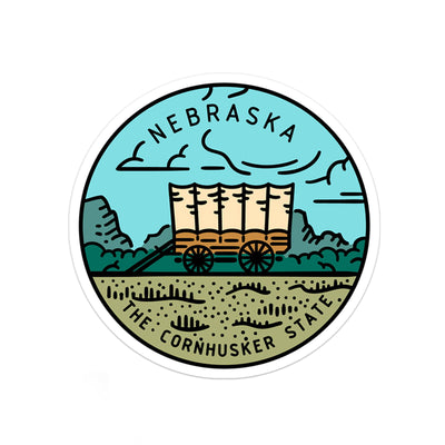 Nebraska Sticker - Albion Mercantile Co.