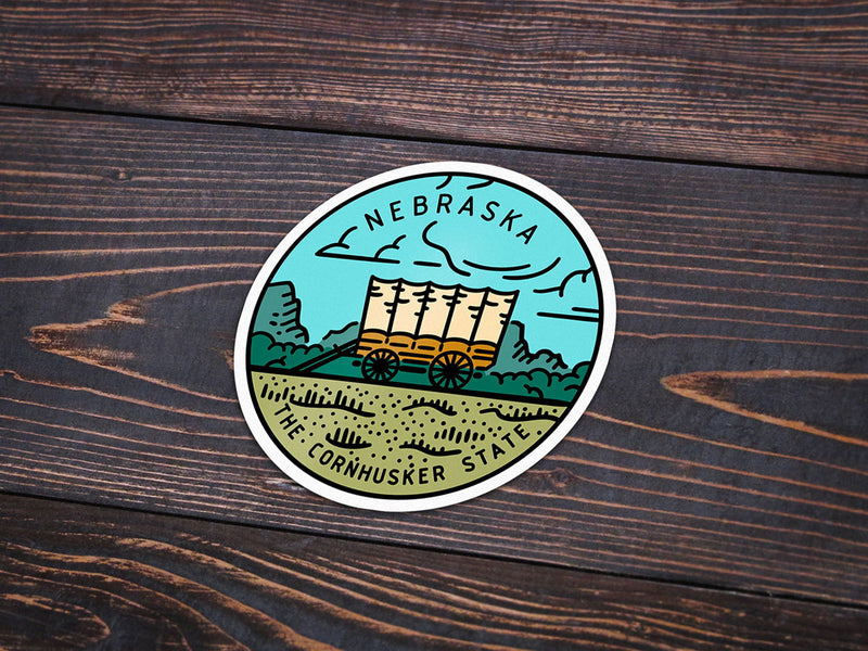 Nebraska Sticker - Albion Mercantile Co.