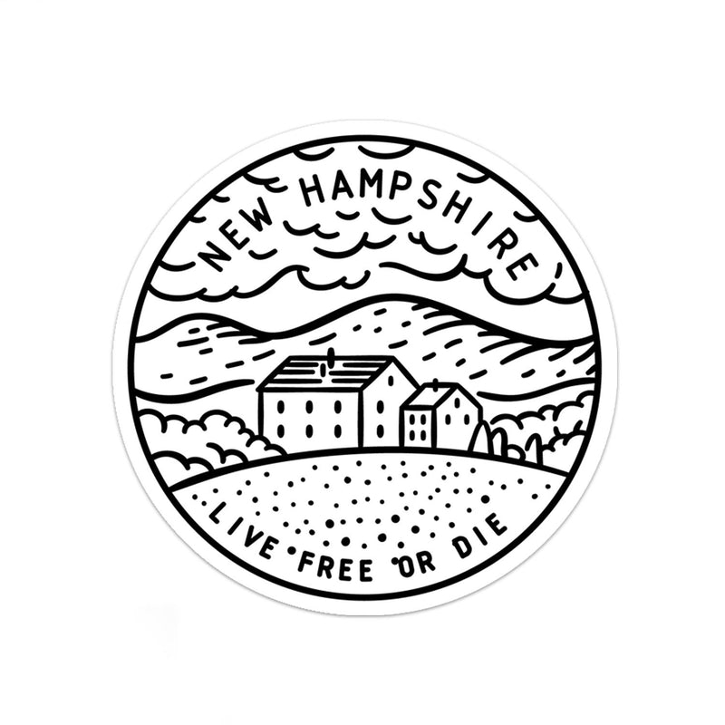 New Hampshire Sticker - Albion Mercantile Co.