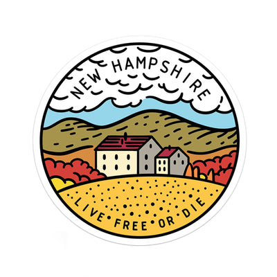 New Hampshire Sticker - Albion Mercantile Co.