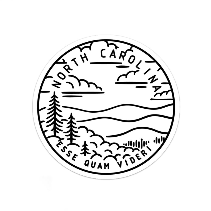 North Carolina Sticker - Albion Mercantile Co.